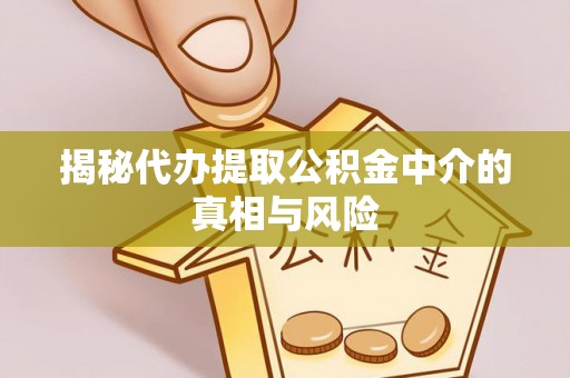 黔西揭秘代办提取公积金中介的真相与风险
