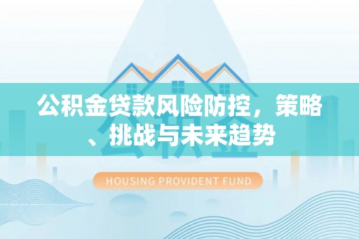 黔西公积金贷款风险防控，策略、挑战与未来趋势