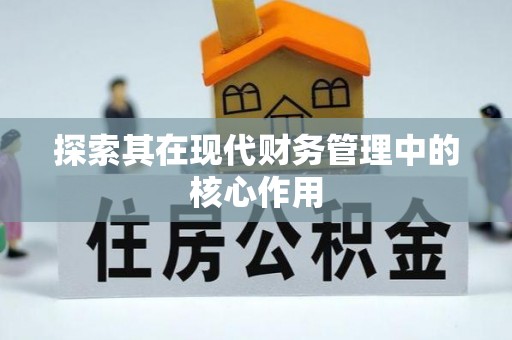 黔西探索其在现代财务管理中的核心作用