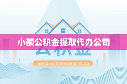 黔西小额公积金提取代办公司